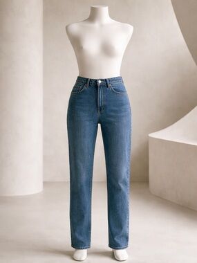 Lauren Ralph Lauren High-Rise Wide-Leg Jeans - Blue